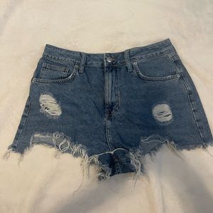 Forever 21 distressed High waisted shorts
